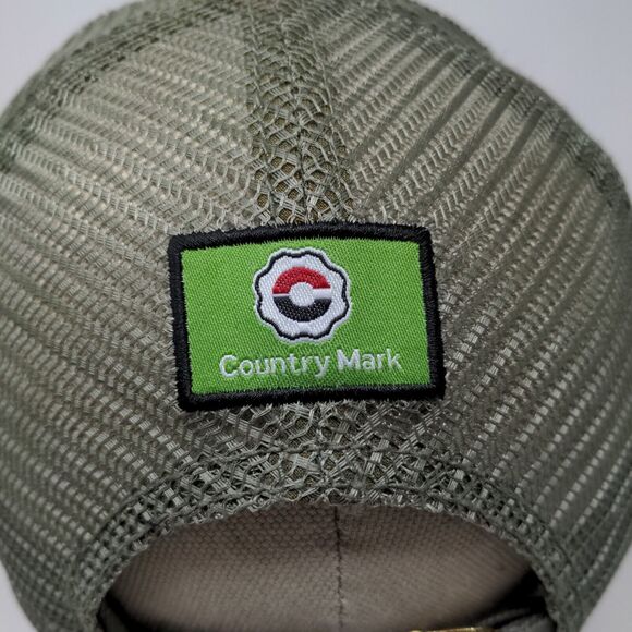 Country Mark Men's Snapback Mesh Back Hat Green Camo OSFA Co-Alliance Seeds - Picture 8 of 12